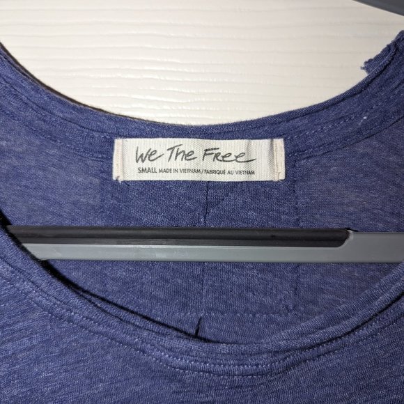 We the Free Aria Trapeze Long Sleeve BLUE DEPTH - Picture 2 of 4